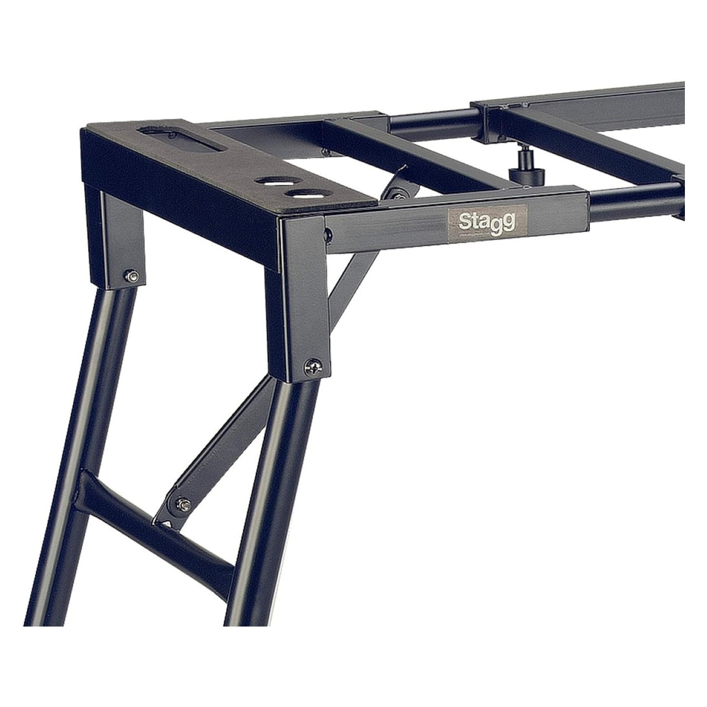Stagg MXS-A1 - Foldable Adjustable Mixer and Keyboard Stand Black 2