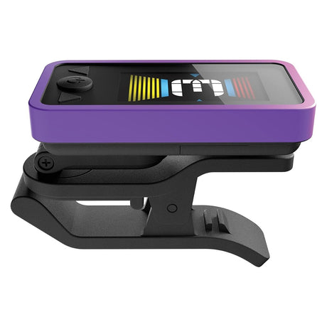 D'Addario Eclipse Headstock Tuner – Compact Clip-On Chromatic Instrument Tuner Purple 2