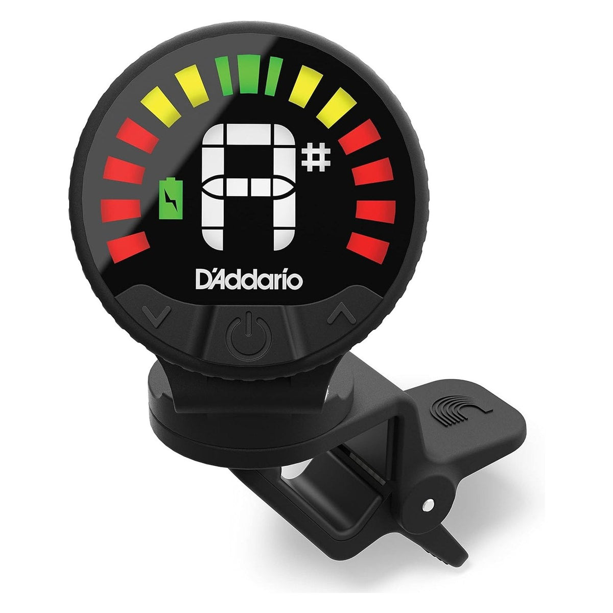 D'Addario Nexxus 360 - Clip-On Chromatic Headstock Tuner with 360° Rotatable Display 1