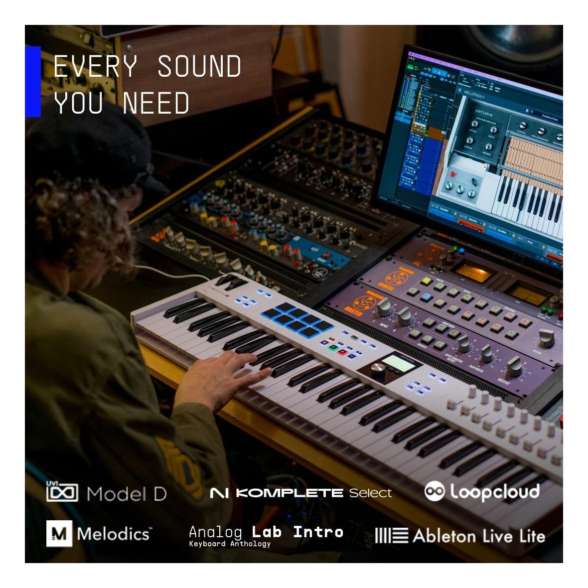 Arturia KeyLab 49 MK3 MIDI Keyboard Controller – White 8