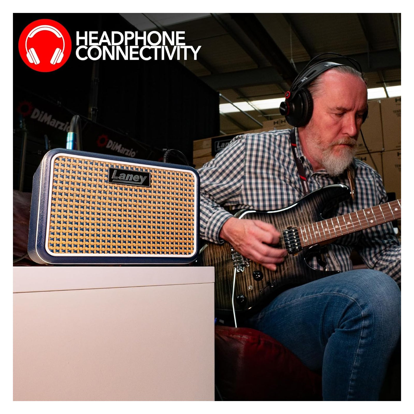 Laney MINI-STB-LION-2 - 6W Battery-Powered Stereo Guitar Amp with Bluetooth & Smartphone Interface 7