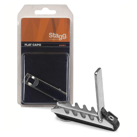 Stagg SCPM-F Flat Chrome Classical Guitar Capo 2