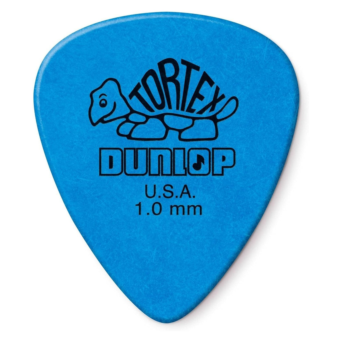Jim Dunlop Tortex Standard Guitar Picks - 12 Pack Blue - 1.0mm 2