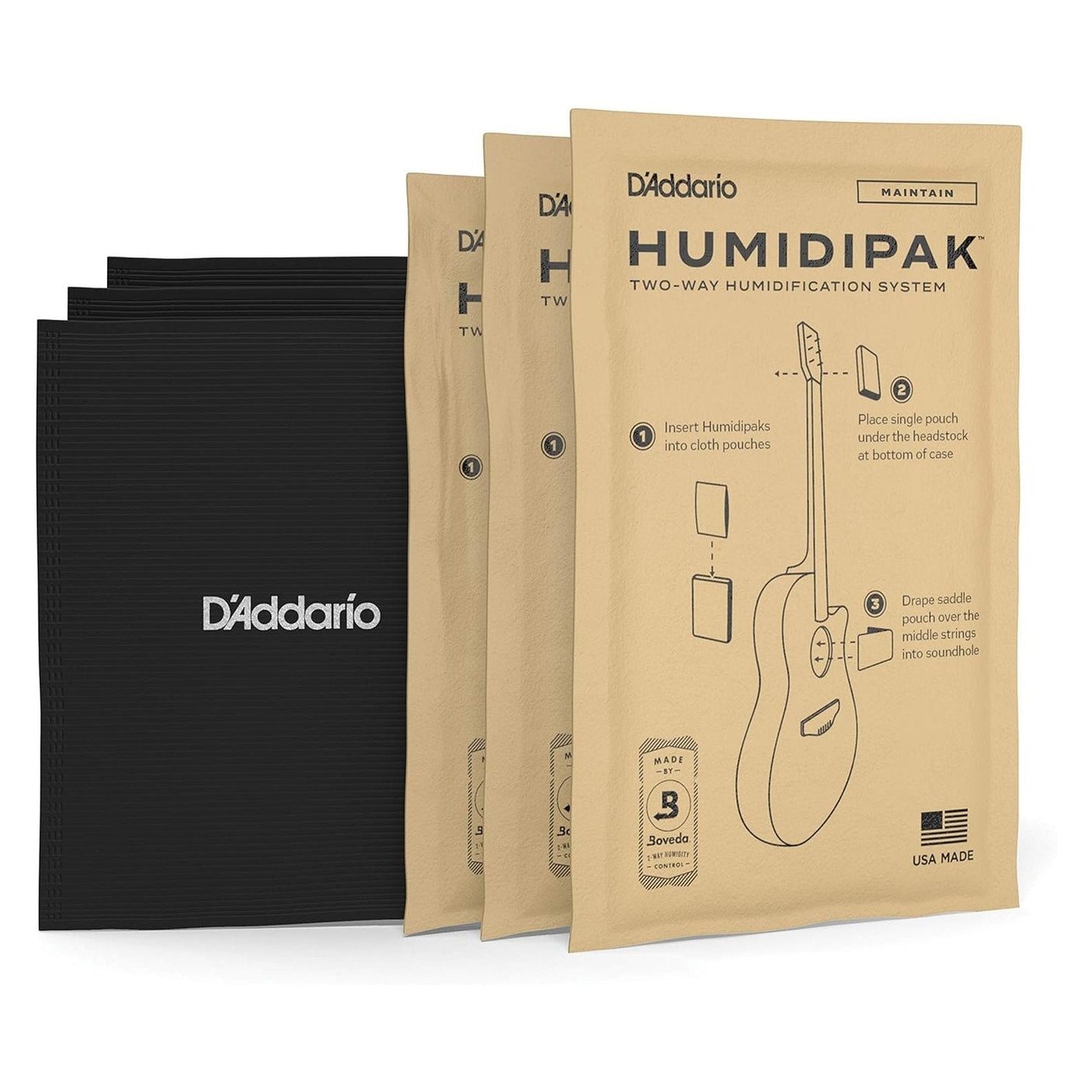 D'Addario Humidipak Maintain – Two-Way Instrument Humidity Control System 49% RH 1