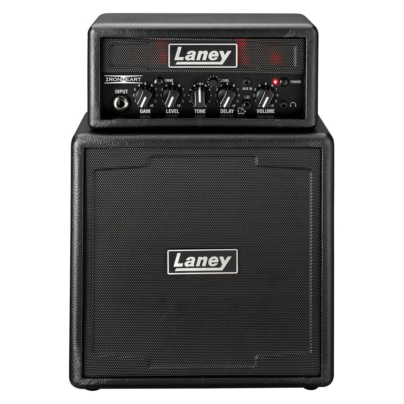 Laney Ironheart MINISTACK - Ultra-Compact Battery-Powered Mini Guitar Amp Stack with Smartphone Interface 1