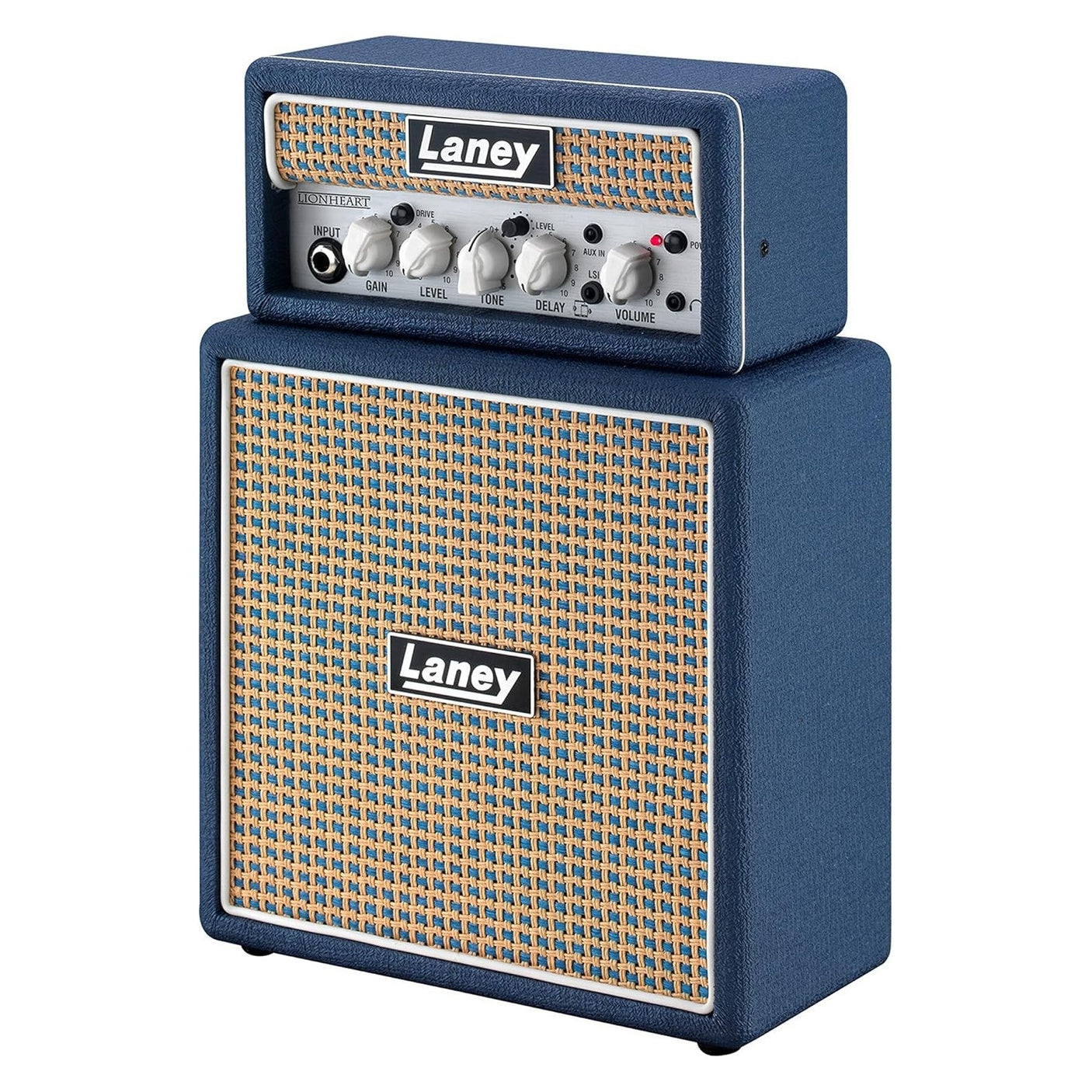 Laney Lionheart MINISTACK - Ultra-Compact Battery-Powered Mini Guitar Amp Stack with Smartphone Interface 2