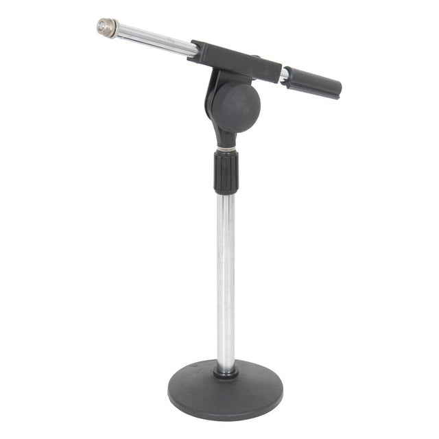 QTX Desk Microphone Stand With Adjustable Boom Arm 1