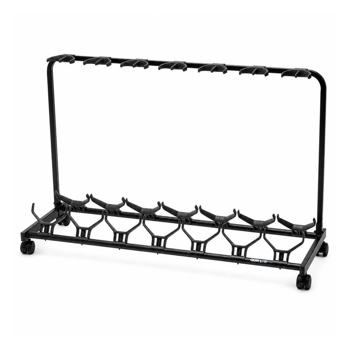 Quiklok GS471 Universal 7-Way Guitar Stand With Casters 1