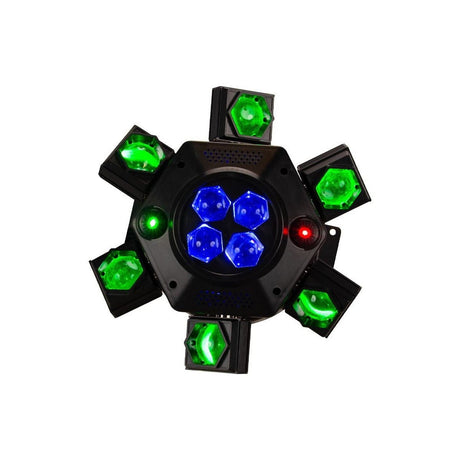 Eliminator Lighting CenterDroid RGBW LED and Laser Effect Light, DMX 2