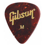 Gibson Medium Tortoise Guitar Picks - 12 Pack 1