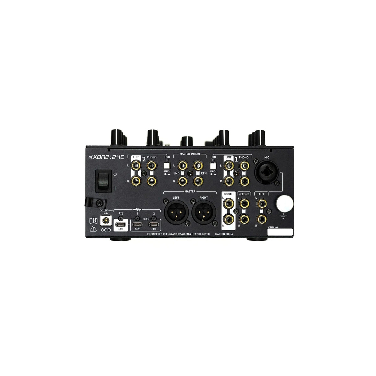 Allen & Heath Xone:24C - Analogue 2+1 Channel DJ Mixer With USB-C Interface 3