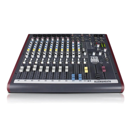 Allen & Heath ZED-60-14FX: 8:2:2 Mixer With 60mm Faders & Effects 4