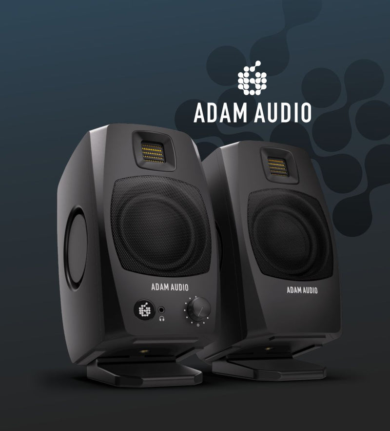 Adam Audio studio monitor speakers with a worldwide reputation for clarity precision and honest detail