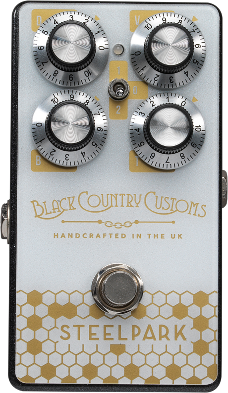 Black Country Customs by Laney - Steelpark Boutique Boost / Overdrive Pedal 1