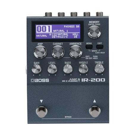 BOSS IR-200 Amp & IR Pedal Front
