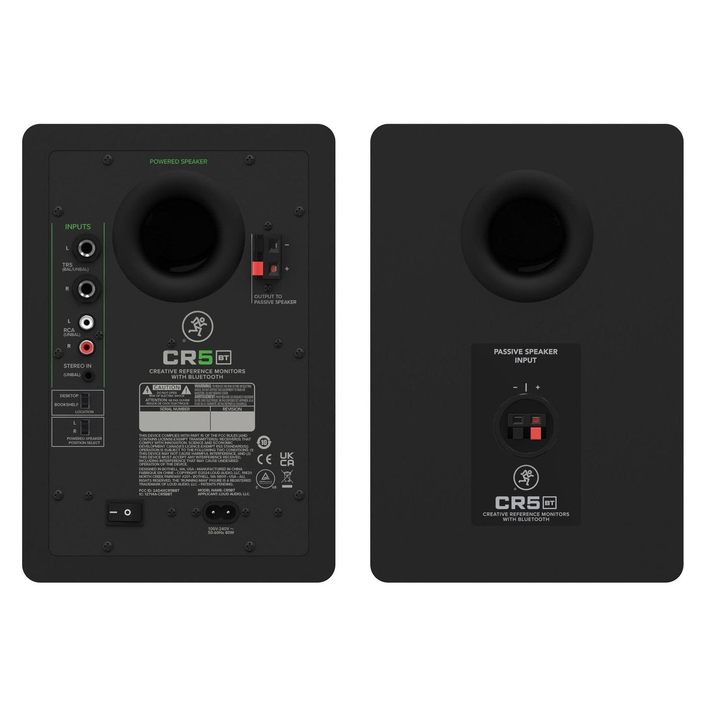 Mackie CR5BT GEN 3 - 5.25" Active Studio Monitors with Bluetooth PAIR 3