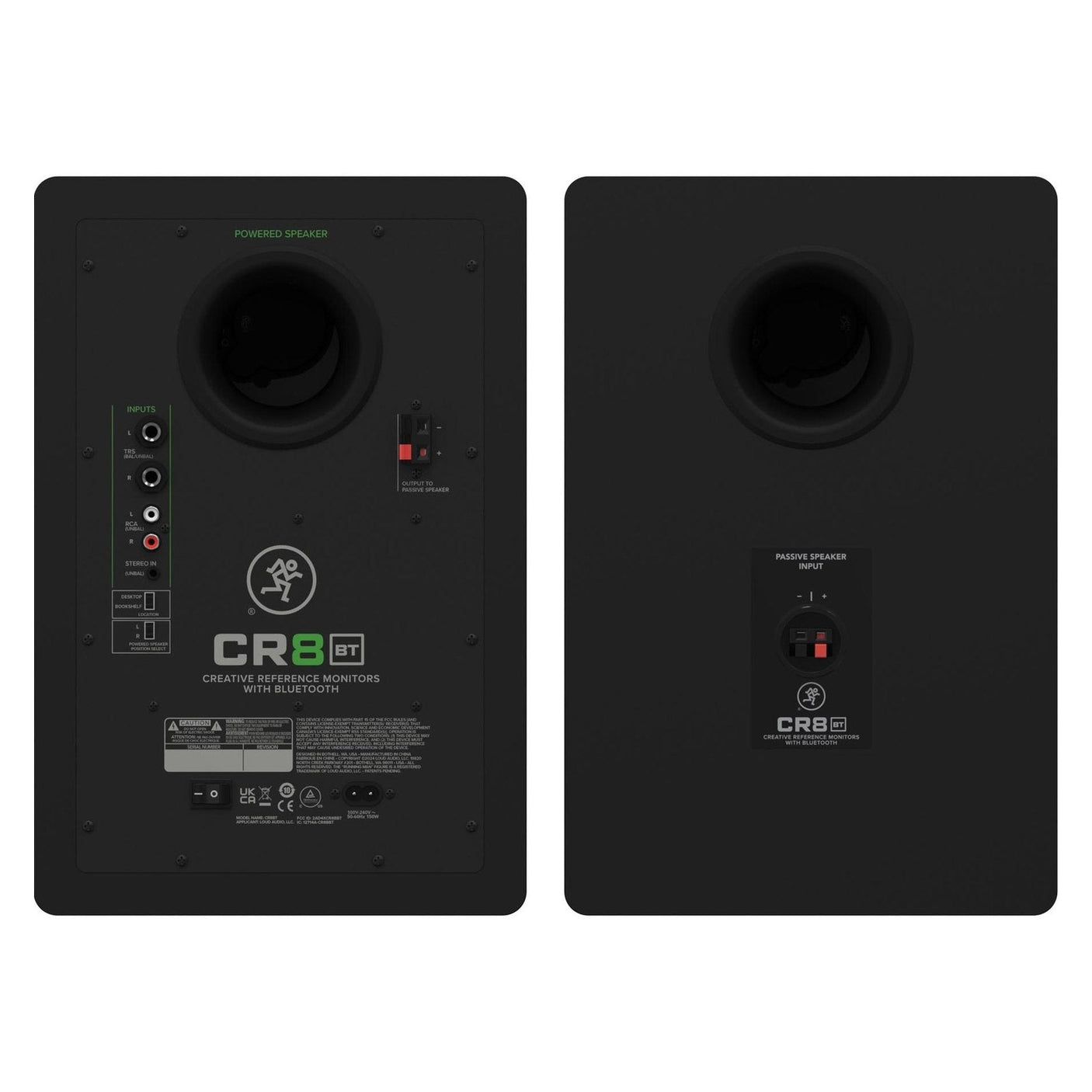 Mackie CR8BT GEN 3 - 8" Active Studio Monitors with Bluetooth PAIR 3