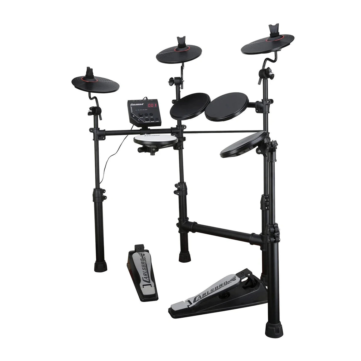Carlsbro CSD100RBP1 7-Piece Electronic Drum Kit With Headphones & Stool 2