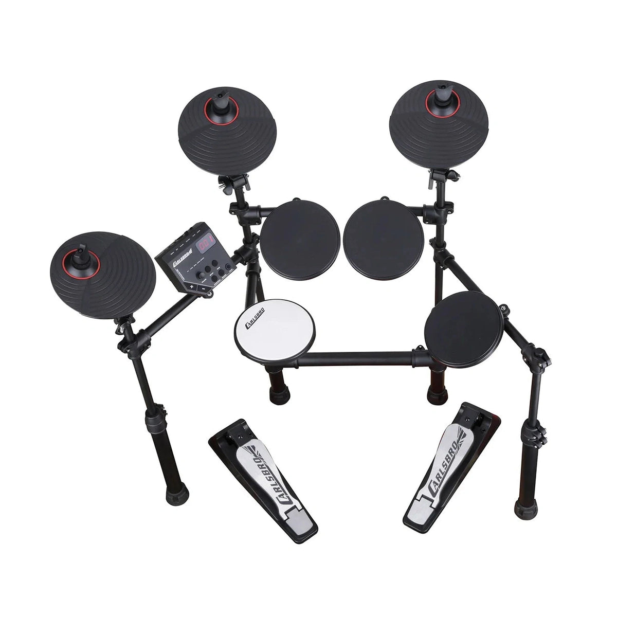 Carlsbro CSD100RBP1 7-Piece Electronic Drum Kit With Headphones & Stool 3