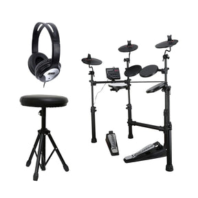 Carlsbro CSD100RBP1 7-Piece Electronic Drum Kit With Headphones & Stool 1