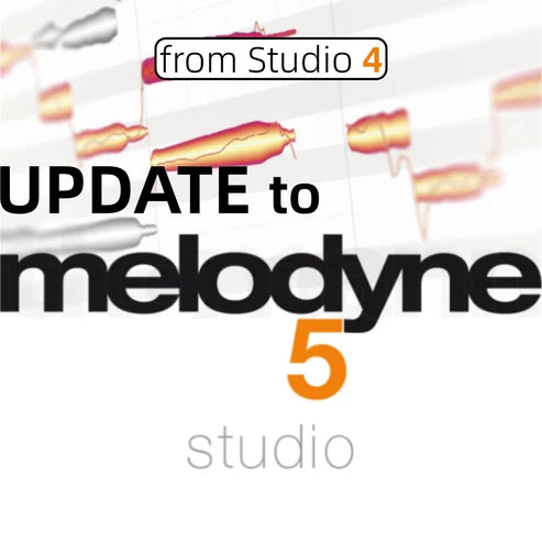 Celemony Melodyne 5 Studio - Upgrade License from Studio 4 (Download)