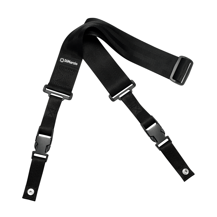 DiMarzio DD2200 2-Inch Nylon ClipLock® Guitar Strap - Black 1