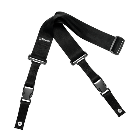 DiMarzio DD2200 2-Inch Nylon ClipLock® Guitar Strap - Black 1
