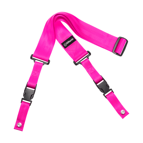 DiMarzio DD2200 2-Inch Nylon ClipLock® Guitar Strap - Neon Pink 1