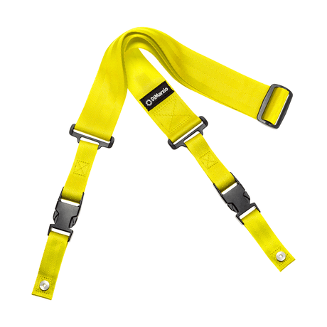 DiMarzio DD2200 2-Inch Nylon ClipLock® Guitar Strap - Neon Yellow 1