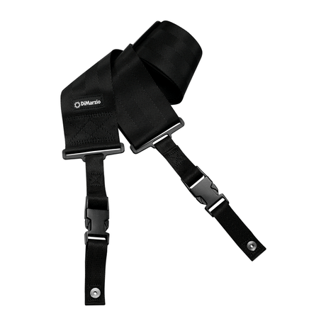 DiMarzio DD2800BK 3 Inch Nylon ClipLock® Guitar Strap 1