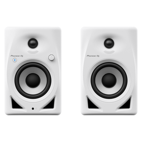 Pioneer DJ DM-40D-BT-W 4" Active Bluetooth Desktop Monitors, Pair White 3