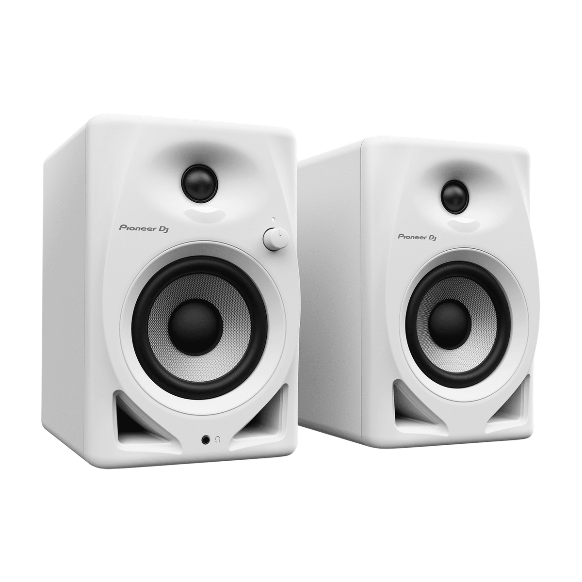 Pioneer DJ DM-40D-W 4" Active Desktop Monitors, Pair White 1