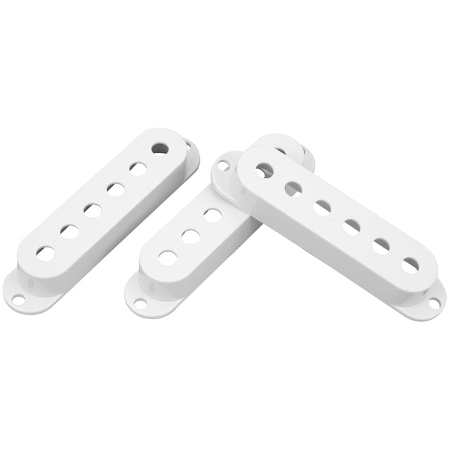 DiMarzio DM2000W Vintage Strat Single-Coil Pickup Covers Set of 3 - White 1