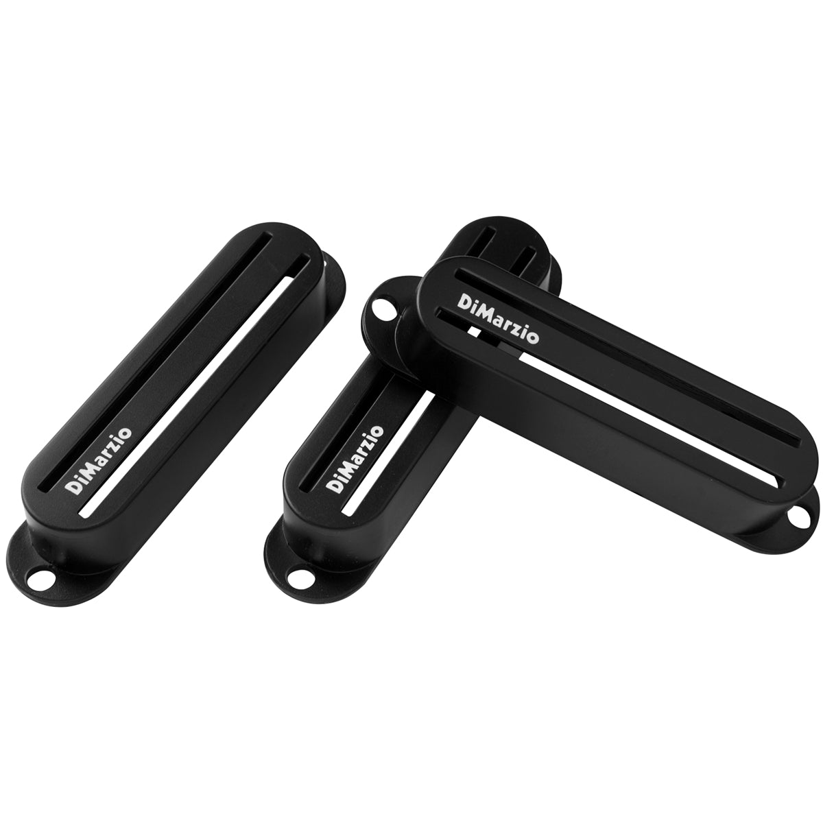 DiMarzio DM2002BK Fast Track Pickup Covers Set of 3 - Black 1