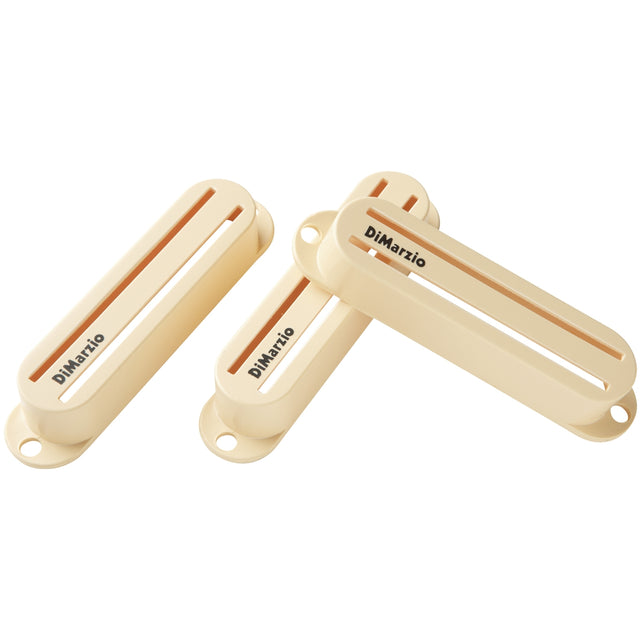 DiMarzio DM2002CR Fast Track Pickup Covers Set of 3 - Cream 1
