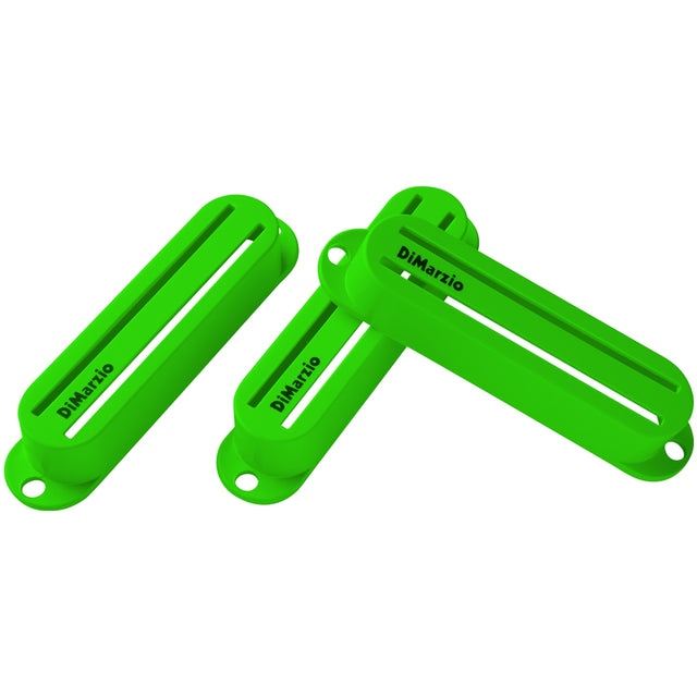 DiMarzio DM2002GN Fast Track Pickup Covers Set of 3 - Green 1
