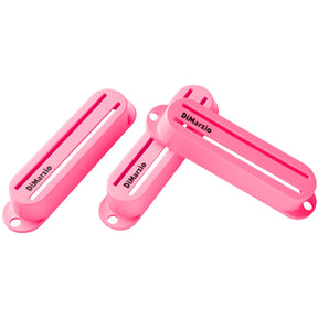 DiMarzio DM2002PK Fast Track Pickup Covers Set of 3 - Pink 1