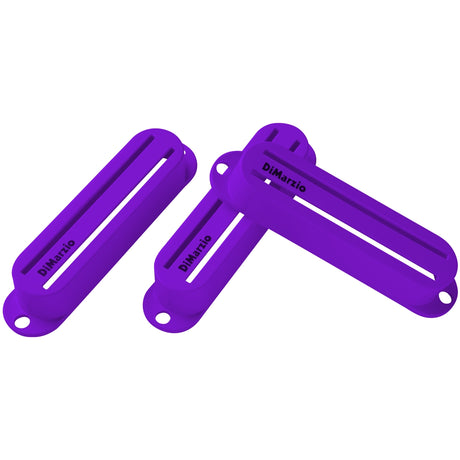DiMarzio DM2002V Fast Track Pickup Covers Set of 3 - Purple 1