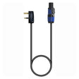 Pulse UK Mains Plug to Neutrik PowerCON Connector Lead 1.5m – PLS00935 1