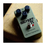 EHX Green Russian Big Muff Pi - Pedal on Table Lifestyle Shot