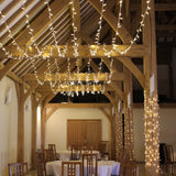 Elumen8 10m Heavy-Duty Rubber Dimmable LED String Lights – Warm White, White Cable 6