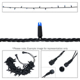 Elumen8 10m Heavy-Duty Rubber Dimmable LED String Lights – Blue, Black Cable 1