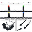 Elumen8 10m Heavy-Duty Rubber Dimmable LED String Lights – Multicolour, Black Cable 1