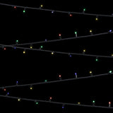 Elumen8 10m Heavy-Duty Rubber Dimmable LED String Lights – Multicolour, Black Cable 2