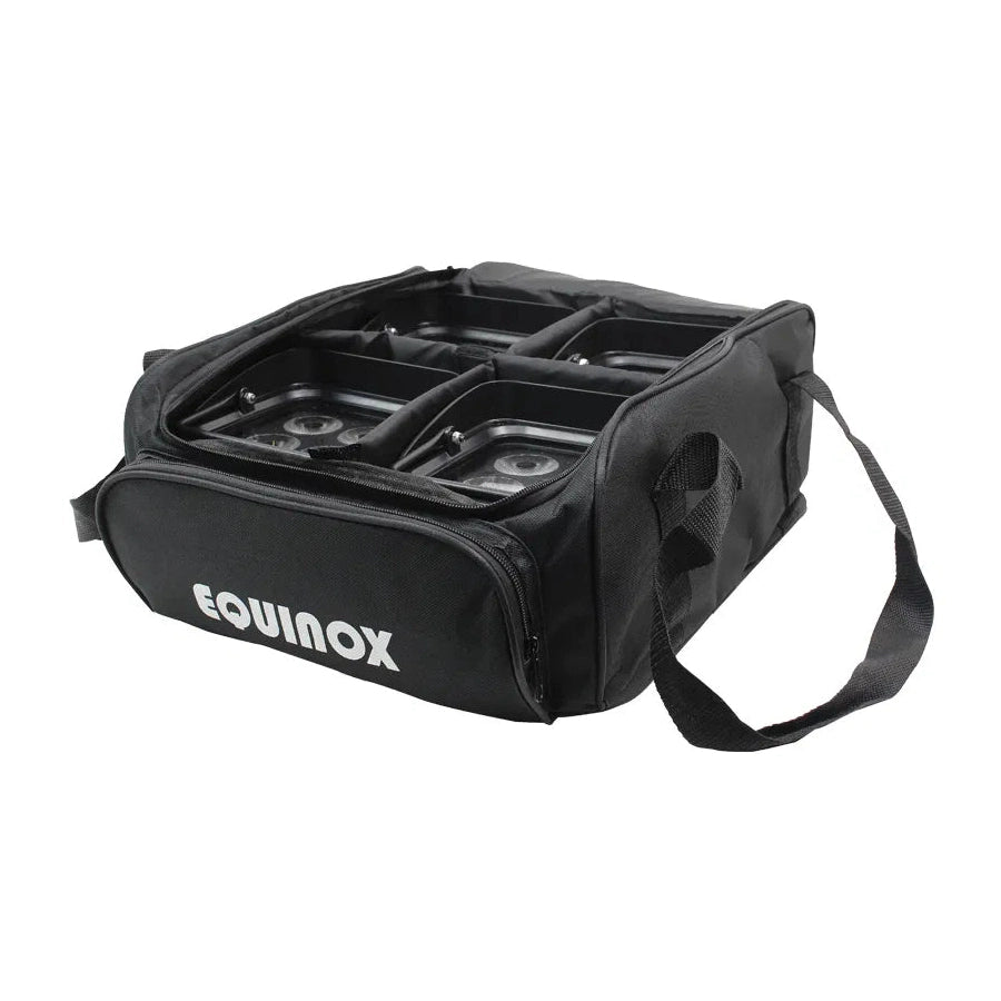 Equinox Colour Raider Uplighter Pack - 4 x 4W RGBW LEDs 9