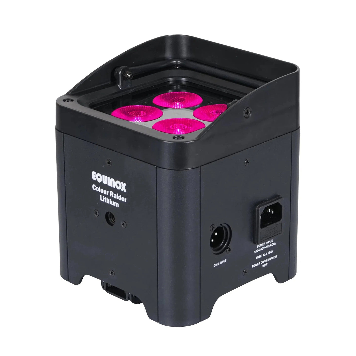 Equinox Colour Raider Lithium Battery Uplighter Pack Black Housing 2