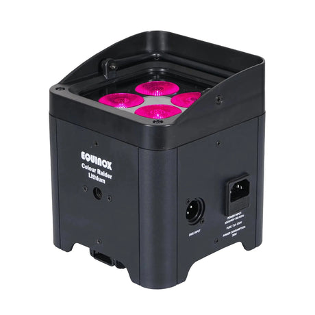 Equinox Colour Raider Lithium Battery Uplighter Pack Black Housing 2