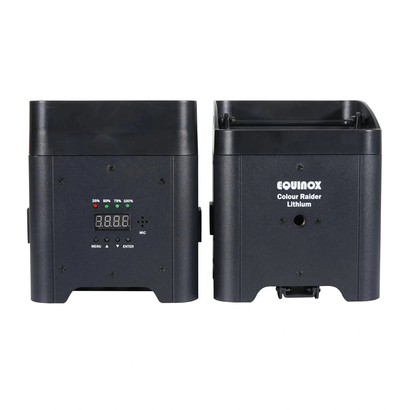 Equinox Colour Raider Lithium Battery Uplighter Pack Black Housing 4