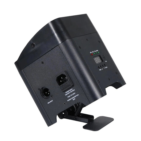 Equinox Colour Raider Lithium Battery Uplighter Pack - 4 x 6W RGWB LEDs Black Housing 6