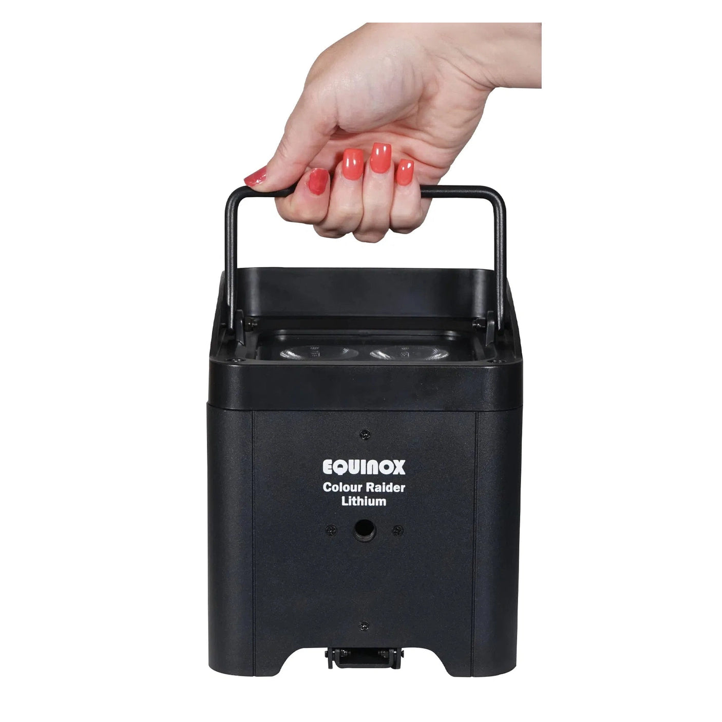 Equinox Colour Raider Lithium Battery Uplighter Pack Black Housing 8
